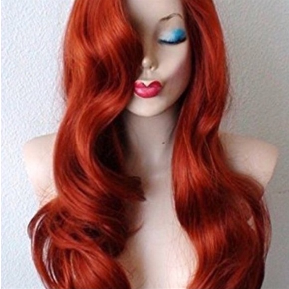- 💋Jessica Rabbit💄 RED HALLOWEEN DRESS UP WIG - Picture 4 of 9